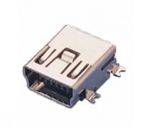USB-mini connector female PCB SMD